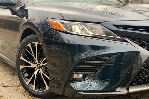 Противотуманные фары с рамками Toyota Camry 70 USA SE / XSE LED тюнинг фото