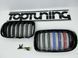 Решетка радиатора BMW X3 F25 (14-17 г.в.) / BMW X4 F26 (14-17 г.в.) М триколор тюнинг фото