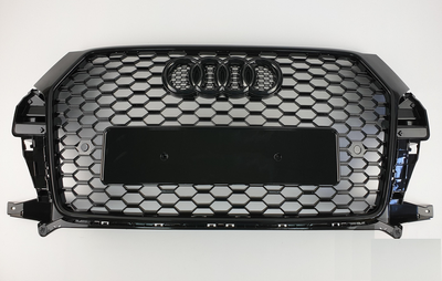 Решітка радіатора Audi Q3 стиль RSQ3 чорна (15-18 р.в.) тюнінг фото
