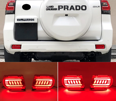 Задние габариты LED Toyota LC 150 Prado с функциией поворота (09-22 г.в.) тюнинг фото