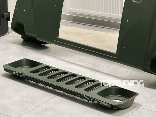 Решетка радиатора на HUMMER M998 HMMWV тюнинг фото