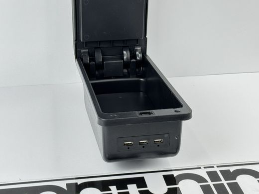 Авомобильный подлокотник-оргвнайзер с USB портами для Skoda Octavia A5 (2007-2014) тюнинг фото