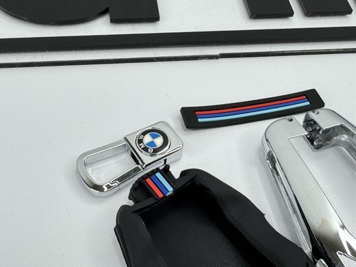 Чехол протектор на ключ BMW G11 G12 G30 G31 X3 G01 X4 G02 X5 G05 X7 G07 хром тюнінг фото