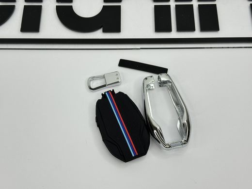 Чехол протектор на ключ BMW G11 G12 G30 G31 X3 G01 X4 G02 X5 G05 X7 G07 хром тюнінг фото