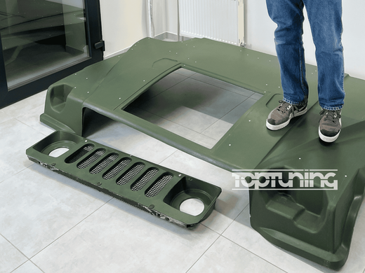Решетка радиатора на HUMMER M998 HMMWV тюнинг фото
