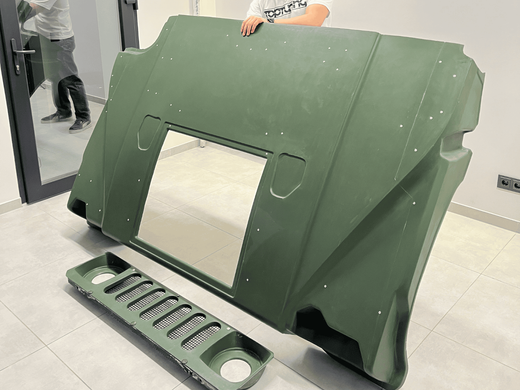 Решетка радиатора на HUMMER M998 HMMWV тюнинг фото