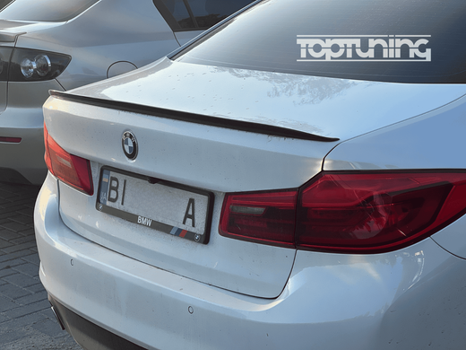 Спойлер на BMW G30 стиль М5 (ABS-пластик) тюнінг фото