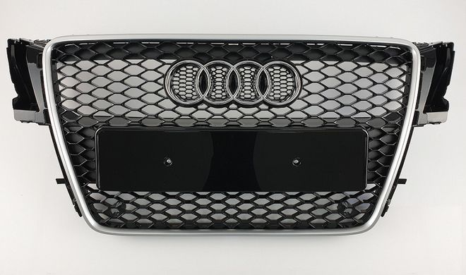 Решітка радіатора Audi A5 RS5 чорна + хром (07-11 р.в.) тюнінг фото