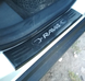Накладки на пороги Toyota RAV4, темные Задние (2019-...) тюнинг фото