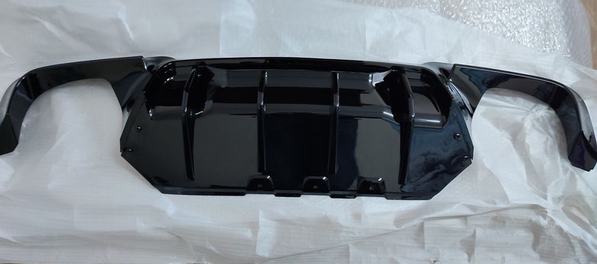 Накладка заднего бампера БМВ 5 F10 M-Pakiet (ABS-пластик) тюнинг фото