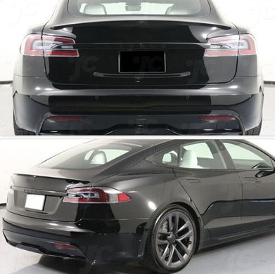 Спойлер на Tesla Model S стиль S ABS-пластик тюнинг фото