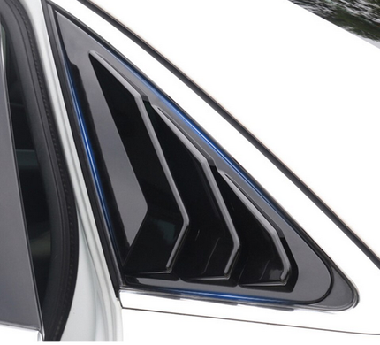 Накладки (жабры) на окна задних дверей Audi A6 C7 (11-14 г.в.) тюнинг фото