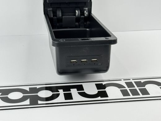Авомобільний підлокотник, органайзер з USB портами для Skoda Fabia (2008-2014) тюнінг фото