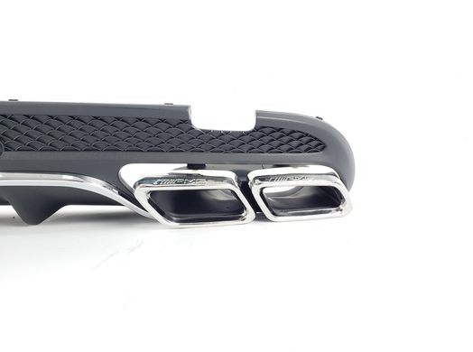 Диффузор (накладка) заднего бампера Мерседес W205 стиль AMG тюнинг фото