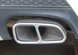 Хромированные накладки на глушитель для Mercedes W117 тюнинг фото