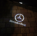 Подсветка дверей с логотипом Mercedes W176 / W205 / W210 / W212 / W246 тюнинг фото