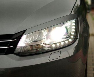 Накладки на фары, реснички VW Touran II стеклопластик (10-15 г.в.) тюнинг фото