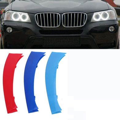 Вставки в решітку радіатора BMW X3 F25 / X4 F26 тюнінг фото