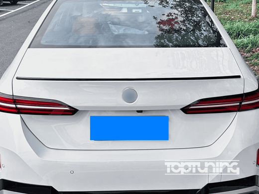 Спойлер на BMW 5 серии G60 i5 MP Style черный глянцевый ABS-пластик 2024+  тюнинг фото