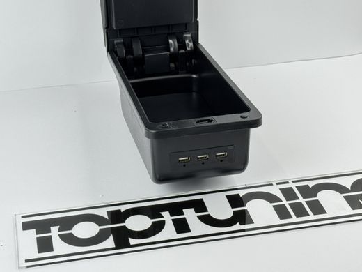 Авомобільний підлокотник, центральна консоль з usb портами для  Renault Captur (2011-2017) тюнінг фото