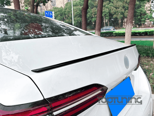 Спойлер на BMW 5 серии G60 i5 MP Style черный глянцевый ABS-пластик 2024+  тюнинг фото