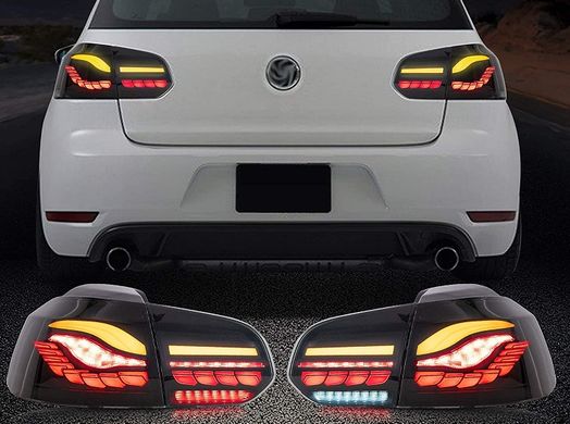 Оптика задня, ліхтарі Volkswagen Golf 6 Oled-стиль тюнінг фото