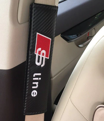 Накладки (чехлы) для ремня безопасности, логотип S-Line тюнинг фото