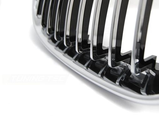 Решетка радиатора, "Гриль" BMW E60 хром тюнинг фото
