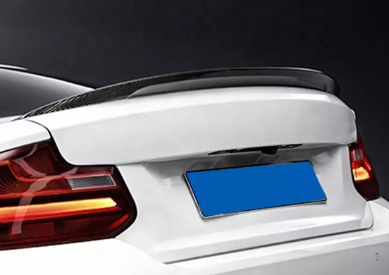 Cпойлер на BMW 2 серії F22 стиль Performance чорний глянсовий ABS-пластик тюнінг фото