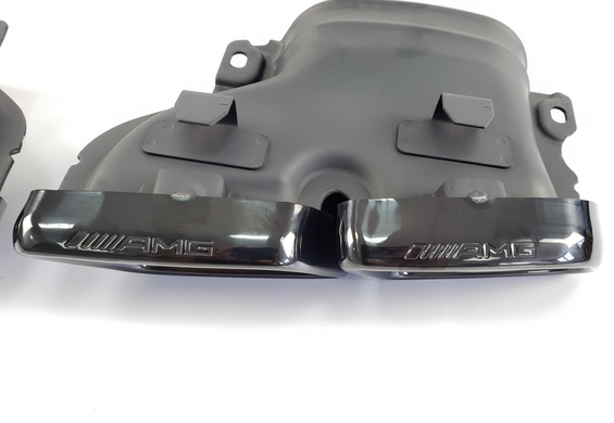 Диффузор (накладка) заднего бампера Мерседес W205 Coupe стиль Edition тюнинг фото