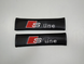 Накладки (чохли) для ременя безпеки, логотип S-Line тюнінг фото