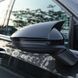 Накладки на зеркала VW Golf 7 черные глянцевые стиль R-Line тюнинг фото