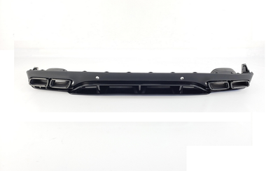 Дифузор (накладка) заднього бампера Мерседес W205 Coupe стиль Edition (без глушників) тюнінг фото