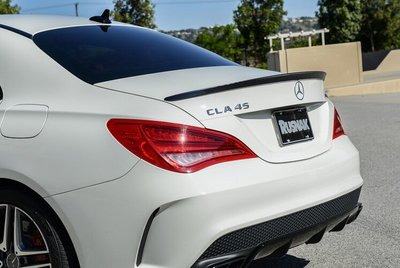 Спойлер на Mercedes CLA W117 стиль AMG (ABS-пластик) тюнинг фото