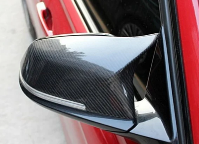 Карбоновые накладки на зеркала BMW F20/F22/F30/F35/F32/F34/E84 тюнинг фото