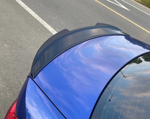 Cпойлер на BMW 3 серии G20 стиль PSM черный глянцевый ABS-пластик тюнинг фото