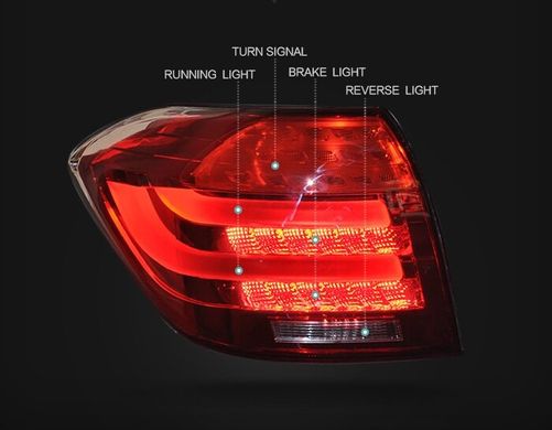 Оптика задняя, фонари на Toyota Highlander (08-14 г.в.) тюнинг фото