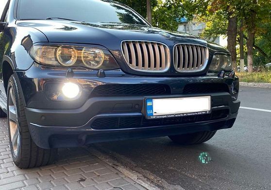 Вії на фари BMW Х5 E53 (04-06 р.в.) у чорному глянці тюнінг фото