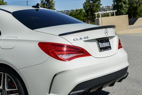 Спойлер на Mercedes CLA W117 стиль AMG (ABS-пластик) тюнінг фото