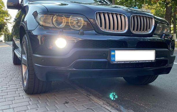 Вії на фари BMW Х5 E53 (04-06 р.в.) у чорному глянці тюнінг фото