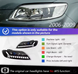 Оптика передняя, фары Audi Q7 LED (06-09 г.в.) на заводской ксенон без AFS тюнинг фото