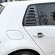Накладки (жабры) на окна задних дверей VW Golf MK7 / MK7.5 под карбон (12-18 г.в.) тюнинг фото