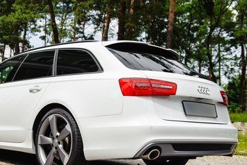 Спойлер багажника Audi A6 C7 у стилі S-line ABS-пластик тюнінг фото