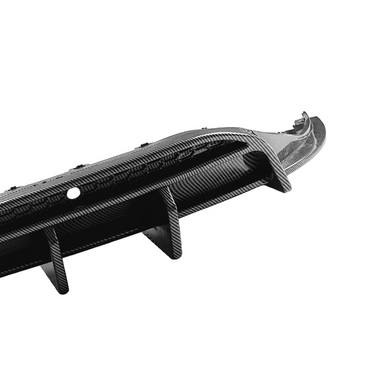 Накладка заднего бампера Volkswagen ID.3 черный глянец (19-23 г.в.) тюнинг фото