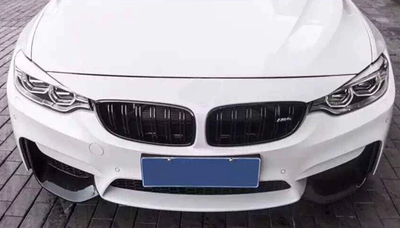 Накладки переднего бампера BMW F80 M3 / F82 M4 / F83 M4, карбон тюнинг фото