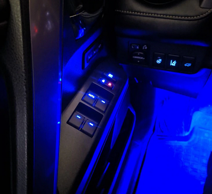 Блок конопок стеклоподъемника + 3 кнопки Toyota Highlander (10-13 г.в.) тюнинг фото
