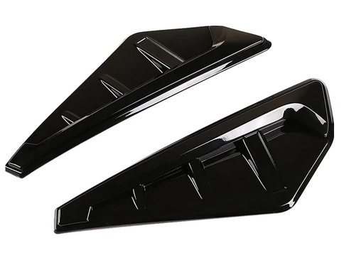 Накладки на крылья-жабры BMW X5 G05 / X5M F95 черные тюнинг фото