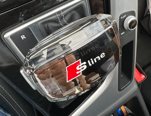 Ручка переключения передач Audi A6 A7 A8 Q7 Q8 хрусталь логотип S-Line (19-23 г.в.) тюнинг фото