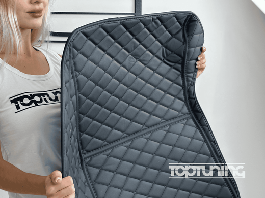 Килимки салону BMW X5 F15 замінник шкіри тюнінг фото