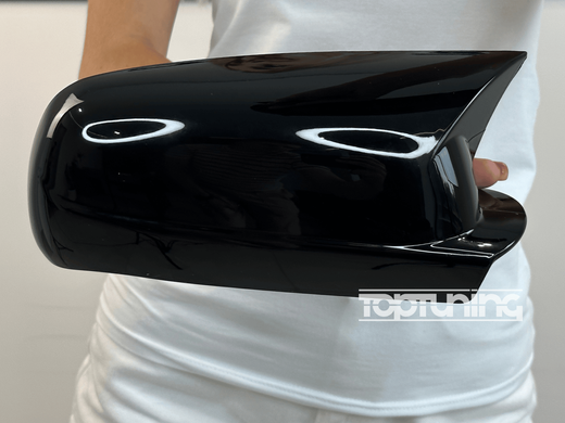 Накладки на дзеркала VW Golf 4,Jetta 4,Passat B5 чорні глянсові стиль R-Line тюнінг фото